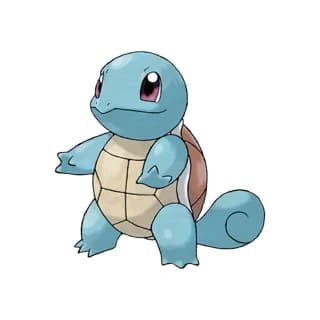 Squirtle, the Gen 1 Kanto starter Pokémon, official artwork